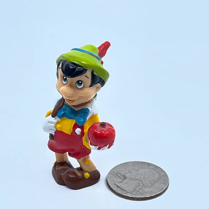Vintage 1980s Applause Walt Disney Pinocchio Action Figure PVC Figurine 2" SD6