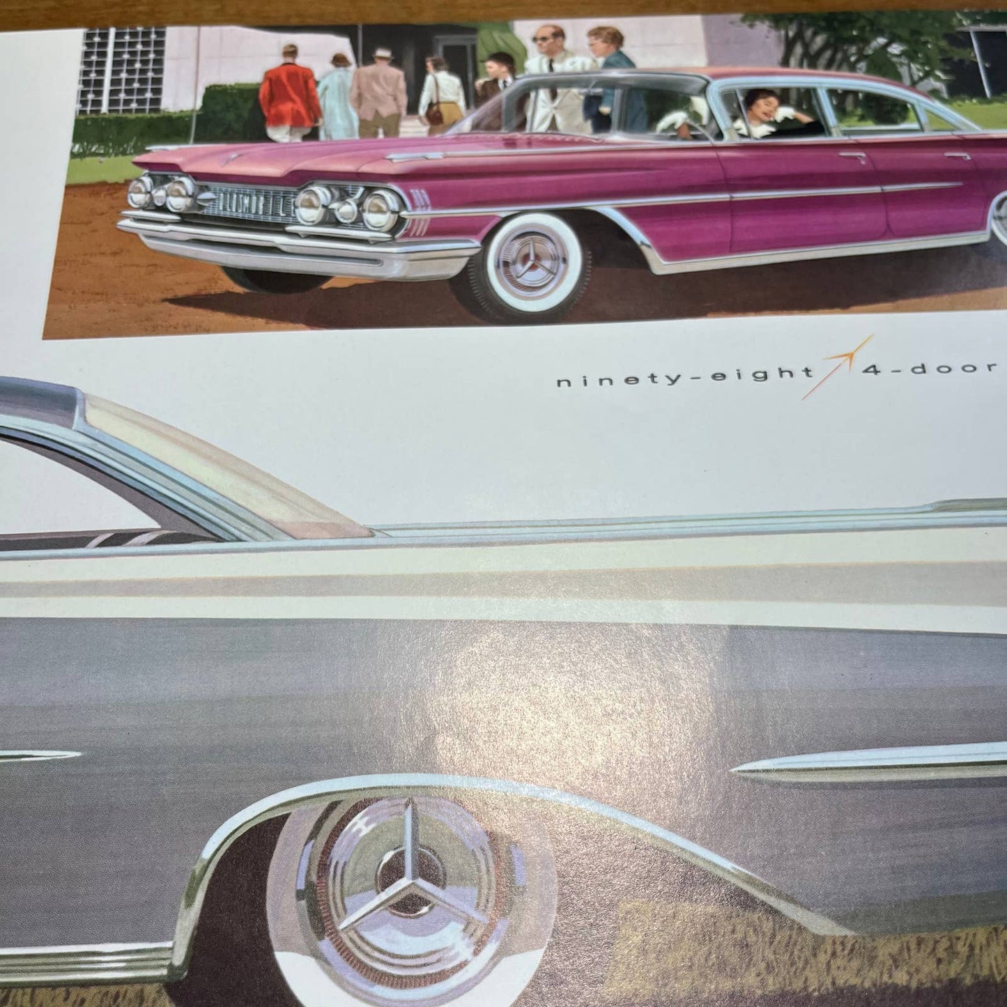 1959 Oldsmobile Full Color Deluxe Sales Brochure Ninety-Eight Super 88 Fiesta B4