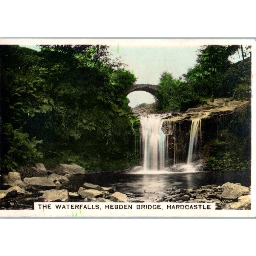 De Reszke Millhoff Cigarette Card Homeland Series 50 Hebden Bridge Waterfall SE5