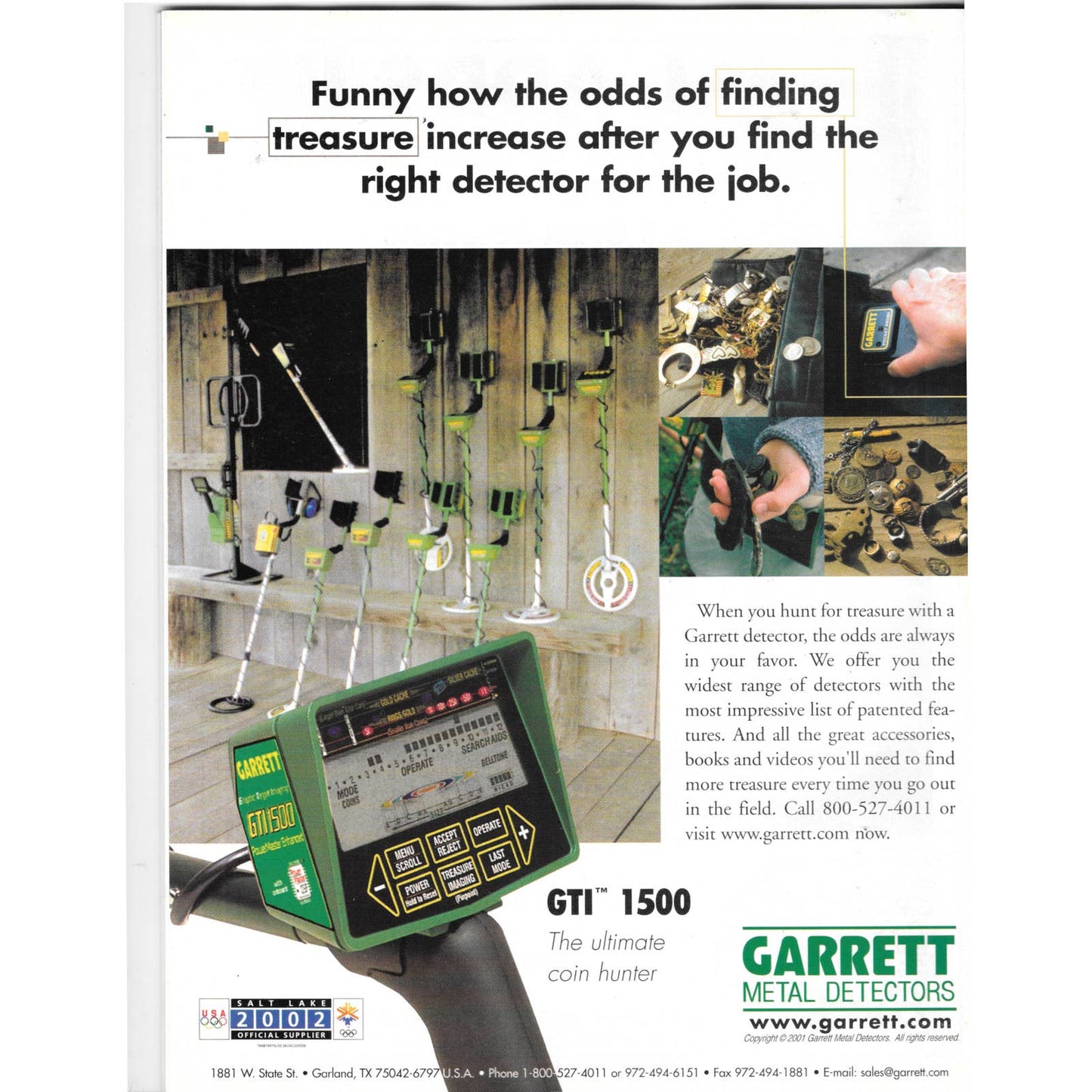 Western & Eastern Treasures Magazine - Treasure Hunting Nov 2001 M6