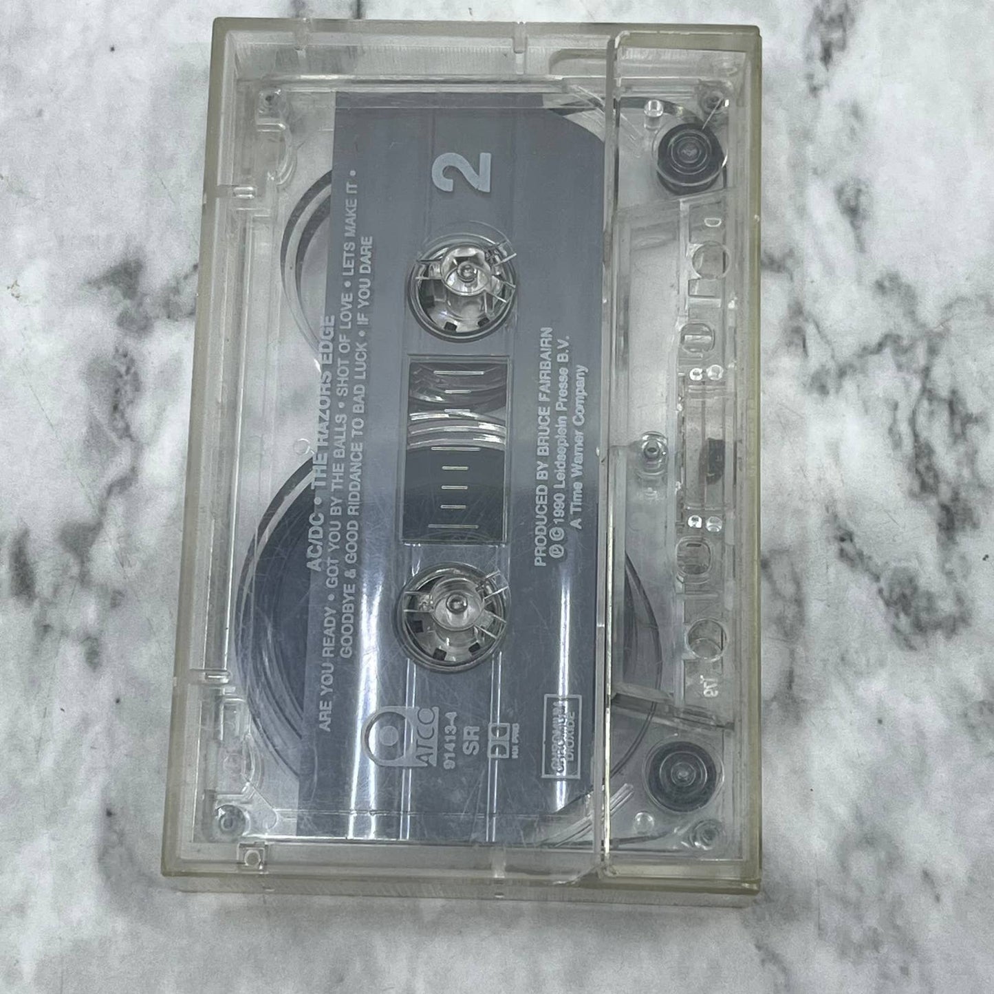 AC/DC - The Razors Edge No Jacket Cassette Tape TJ6-85