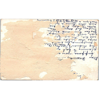 Vintage Postcard Christmas Children Looking for Santa in Plane SF2