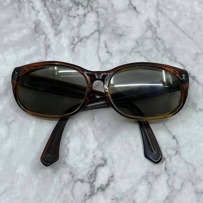 1970s RARE Bausch & Lomb Ray Ban Chad RX Sunglasses FRAMES Tortoise 5” TA9
