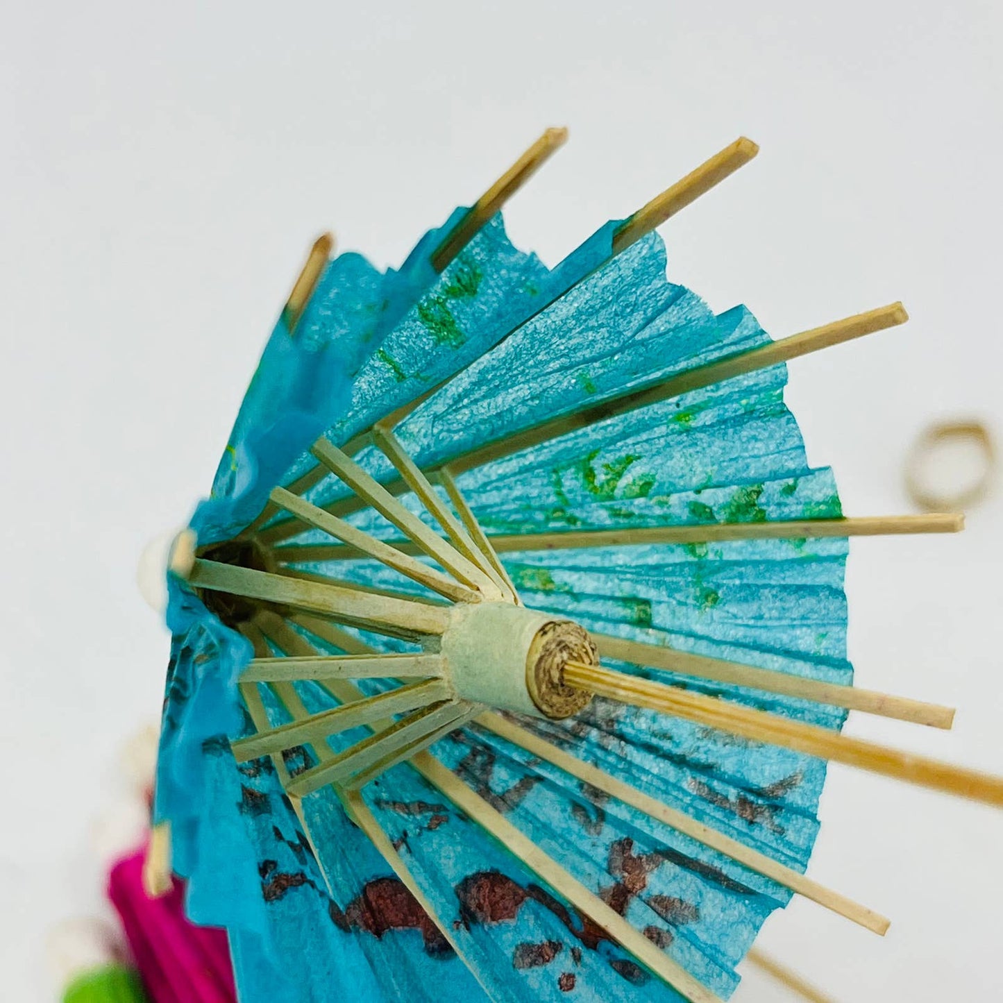 Vintage Cocktail Parasols Set of 6 NOS Japan Party Favors Vintage SB1