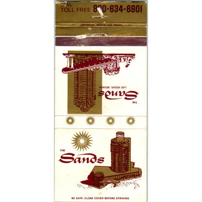 The Sands - Las Vegas Nevada Advertising Matchbook Cover SA1-M6