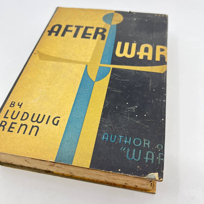 1931 After War Ludwig Renn Hardcover Dust Jacket First Edition TE8