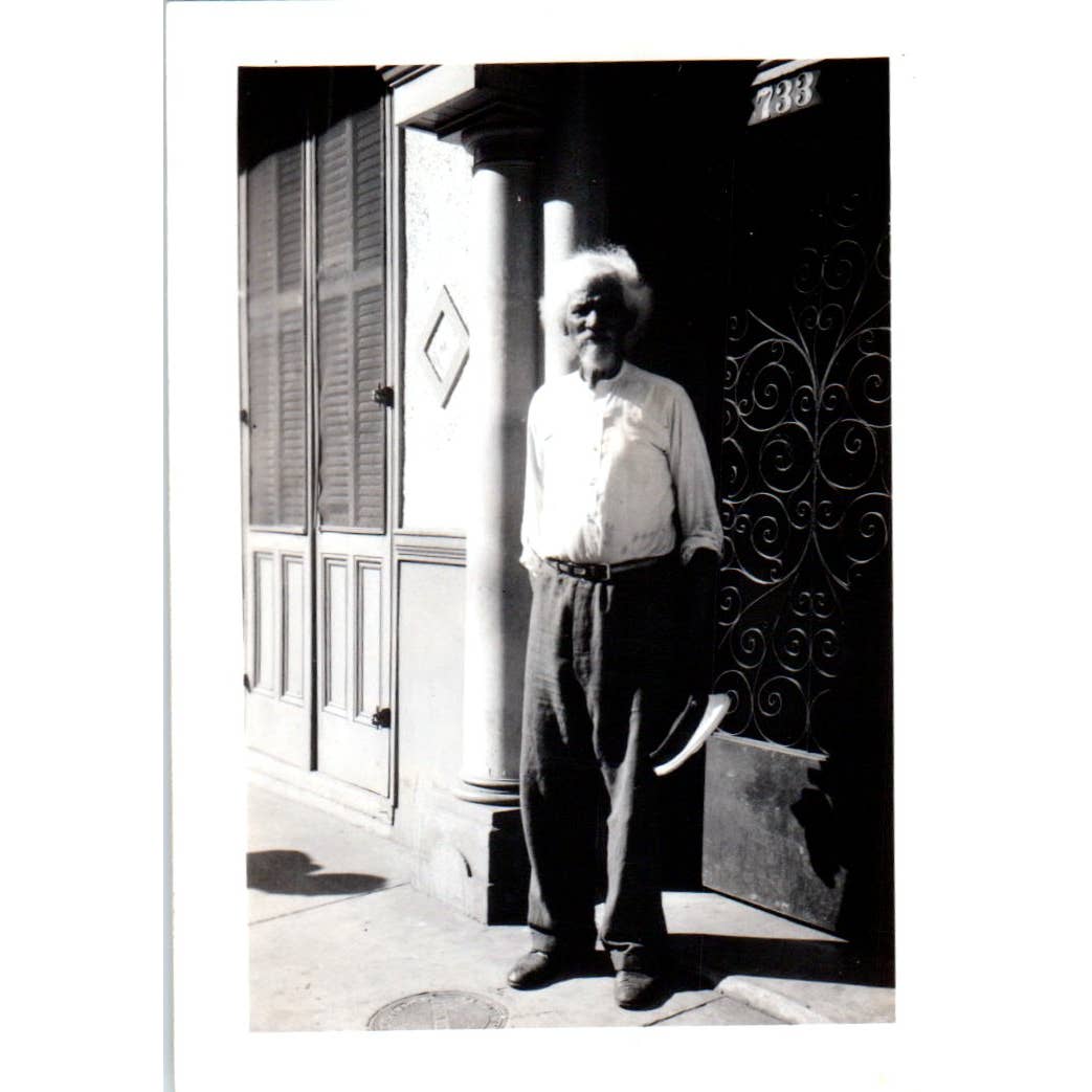 c1937 Photo, Negative of African American Man New Orleans LA 2.5x3.5 TJ9-PG7