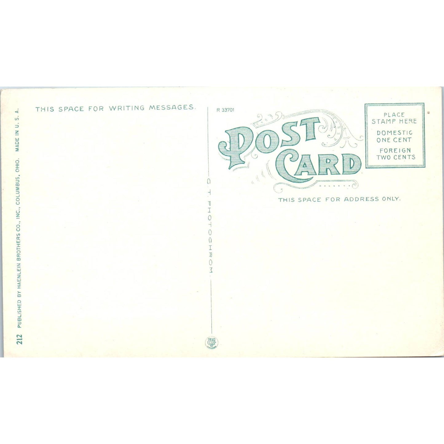 Vintage Postcard The Neil House Commercial & Theatrical District Columbus TD8-O2