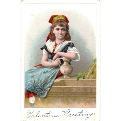 Victorian Valentines Day c1905 - Original Postcard TJ7-RP3