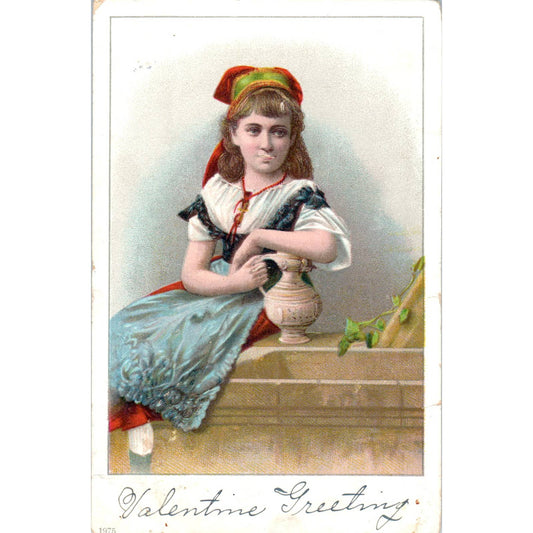 Victorian Valentines Day c1905 - Original Postcard TJ7-RP3