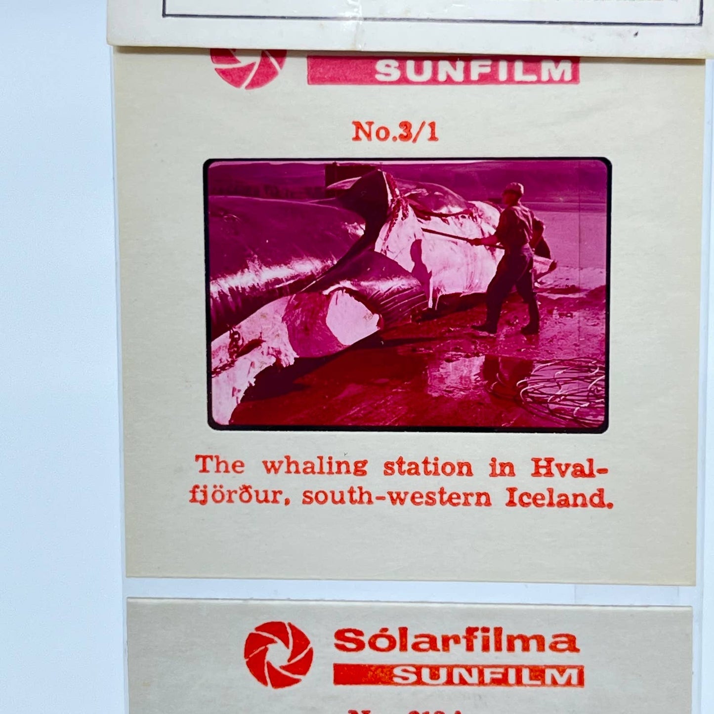 1970s Reykjavik Iceland Solarafilm Slide Set Heimaey Eruption Whaling NOS SC6