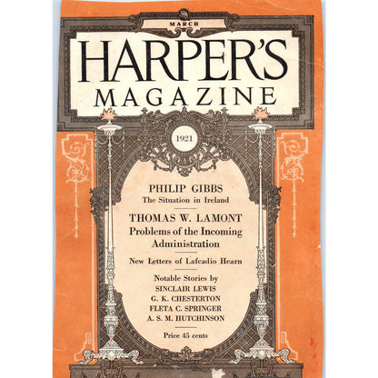 c1920 Harper's Magazine Ad - Silver Edge Raybestos Brake Lining Bridgeport TF6-1