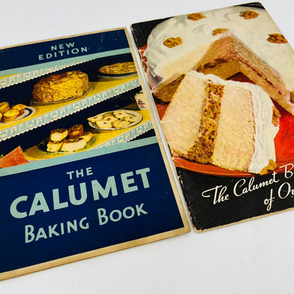 The Calumet Baking Book 1931 & Calumet Book of Oven Triumphs 1934 BA3