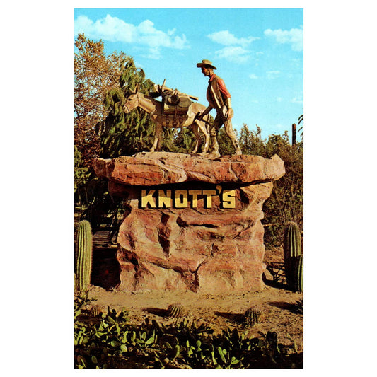 Vintage Postcard - Knott's Berry Farm & Ghost Town Buena Park California AD9