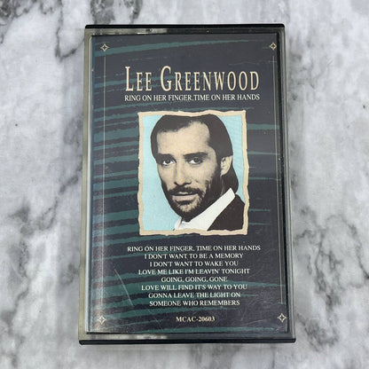 Ring on Her Finger, Time on Her Hands Lee Greenwood Cassette Tape TH1-32