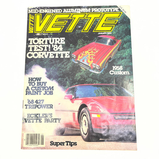 1984 Jan - VETTE Magazine Corvette RETROSPECT: 1968 T-TOP TG1