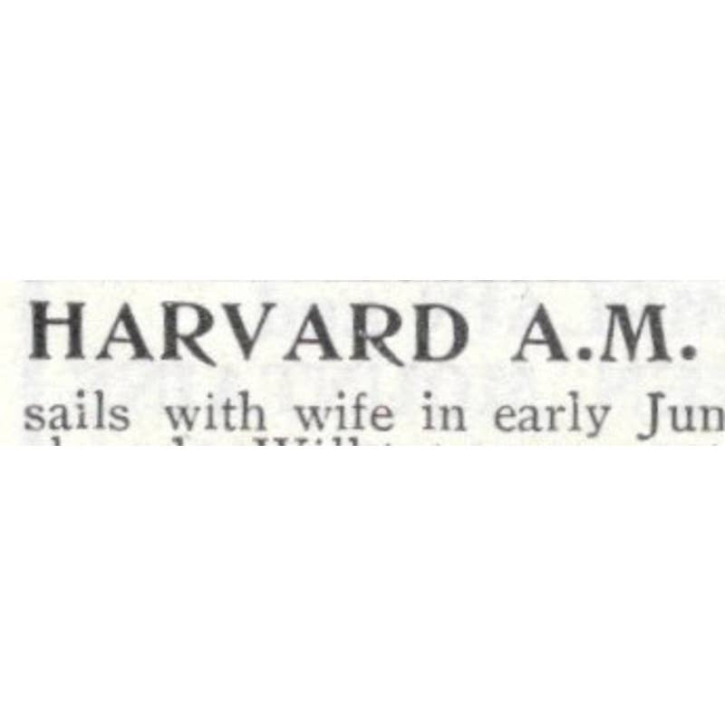 Harvard A.M. Tutoring - 1903 Original Ad TJ8-7-6