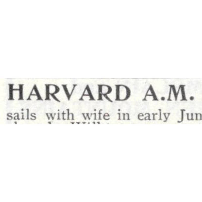 Harvard A.M. Tutoring - 1903 Original Ad TJ8-7-6