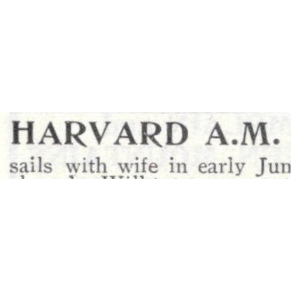 Harvard A.M. Tutoring - 1903 Original Ad AK5-S32