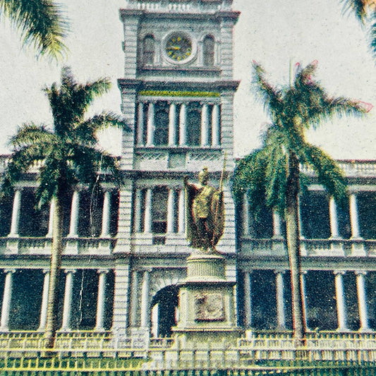 1905 Stereoview Card Honolulu’s Judiciary Building in Hawaii