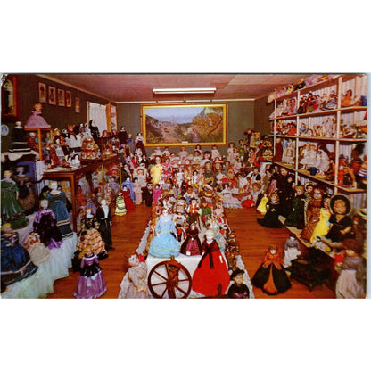 Mary Trimble Doll Collection Memorial Museum Branson MO Original Postcard PB6