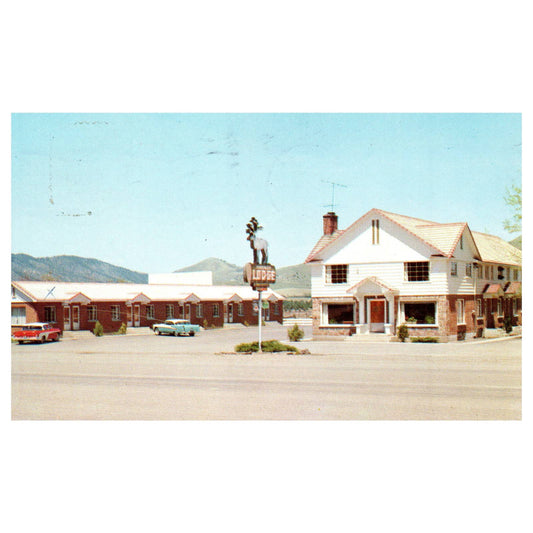 Vintage Postcard - Caribou Lodge Soda Springs Idaho AD9