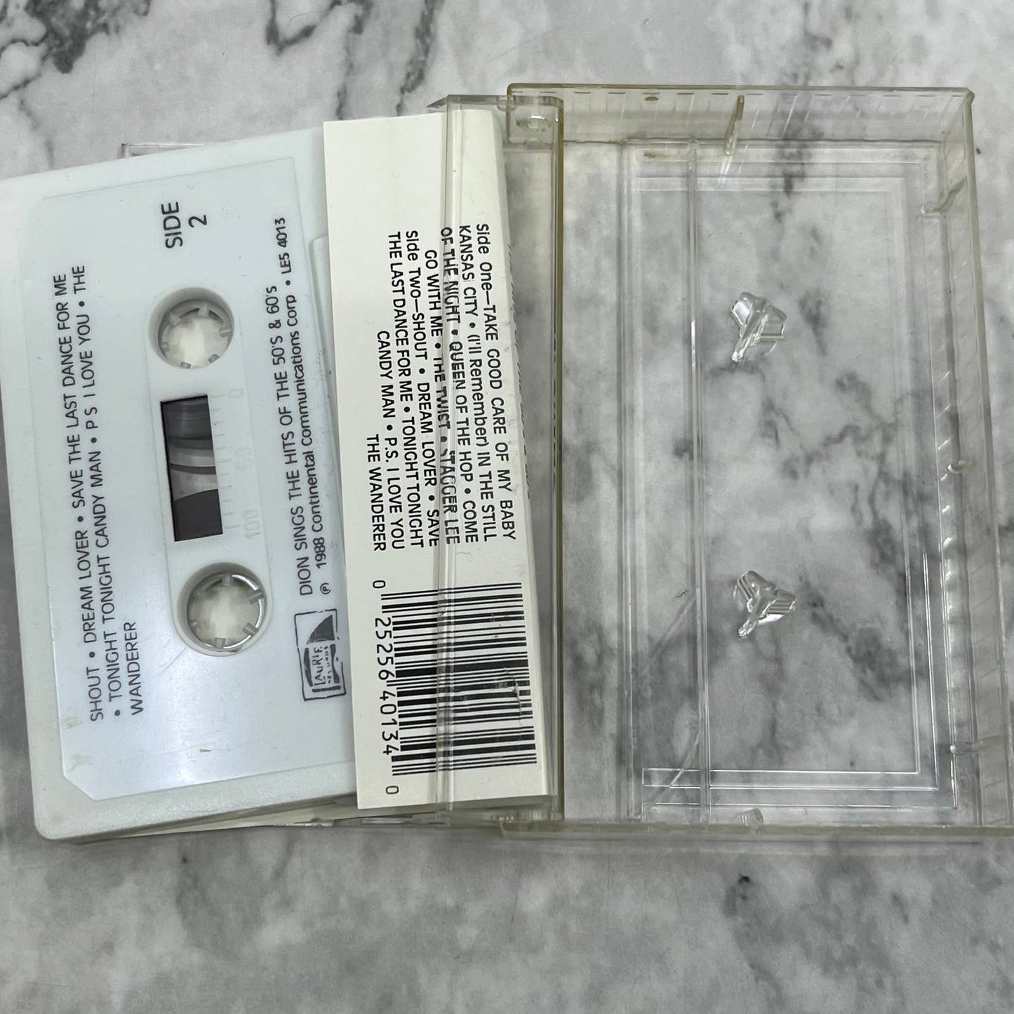 DION ~ SINGS THE HITS OF THE 50's & 60's ~ CASSETTE 1979 Cassette Tape TD9-55