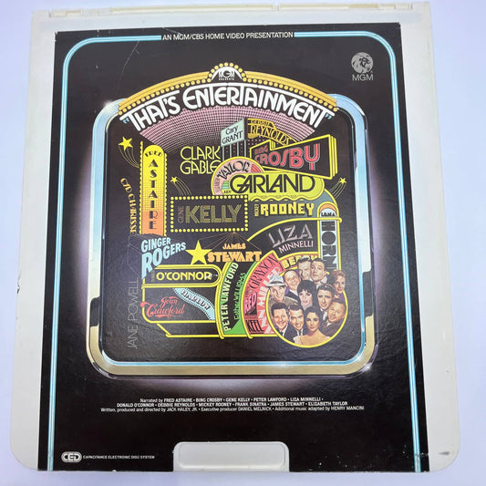 That's Entertainment MGM RCA SelectaVision - CED VideoDisc TG4