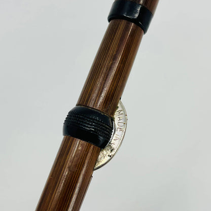 Vtg Japanese Bamboo Fountain Pen w/ Glass Tip Nib SB8-8