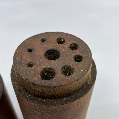 Vintage Shop Made Solid Wood Drill Bit Holder 7" TH7