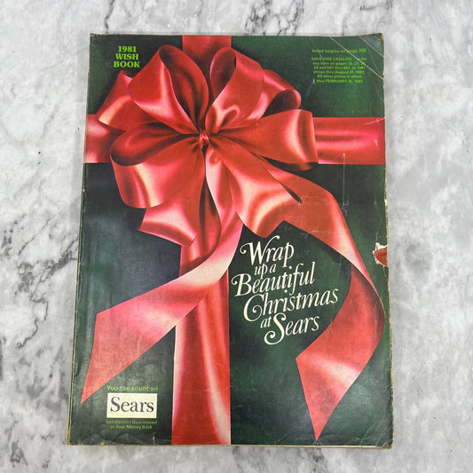 Vintage Sears Wish Book 1981 Christmas Toy Catalog Barbie, Star Wars, Lego S4