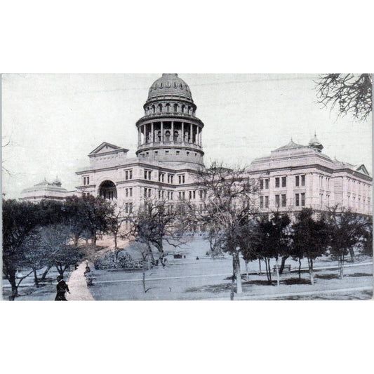 State Capitol Austin TX c1910 Original Postcard TK1-24