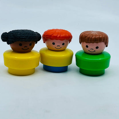 1990 Fisher Price Chunky Little People Set of 3 Little People TB2