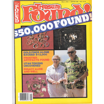 Treasure Found Magazine - Treasure Hunting Gold Metal Detecting Winter 1980 M4