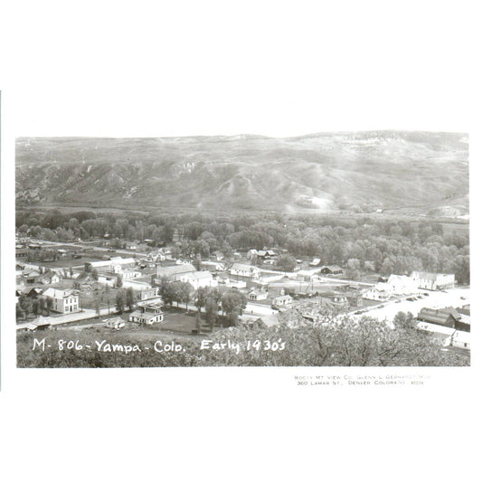 Yampa Colorado Early 1930s RPPC Original Postcard TK1-28