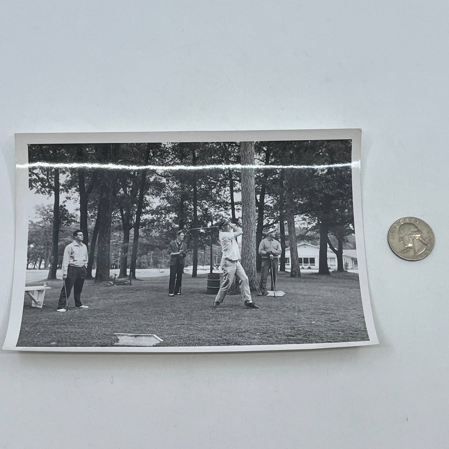 1950s Marinette Wisconsin Golfing Photo 5x7" AB7