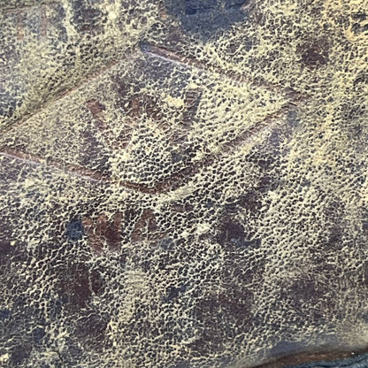 c1920 Single Web Strap Diamond W47 Leather Oil Treated Baseball Glove TJ8