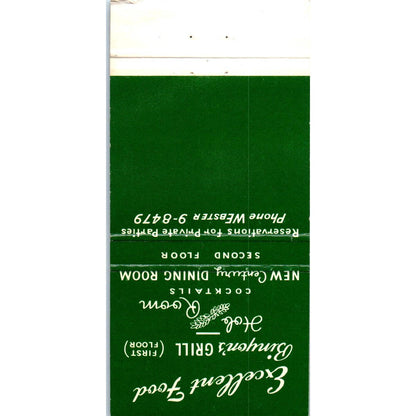 Binyon's Hob Room Chicago IL Advertising Matchbook Cover SA1-M11