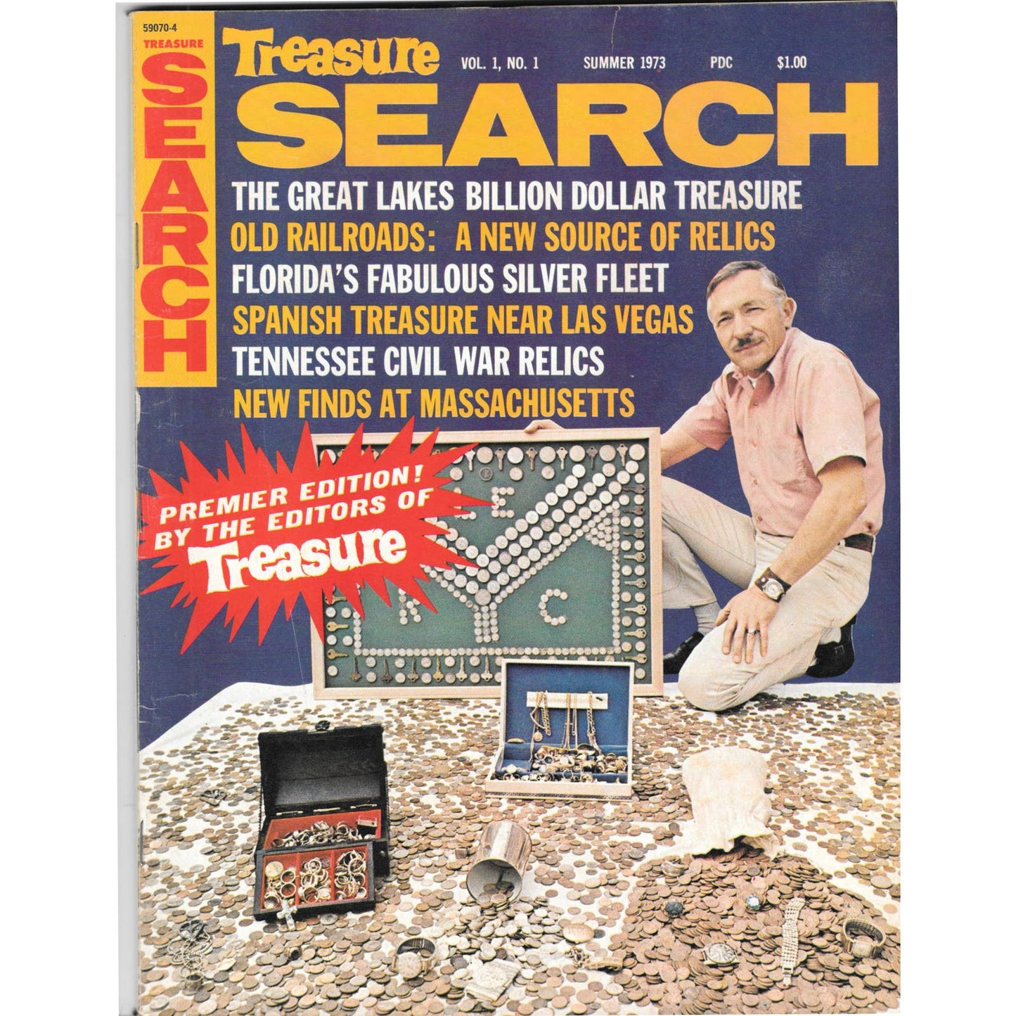 Treasure Search Magazine - Treasure Hunting Metal Detecting Summer 1973 M3