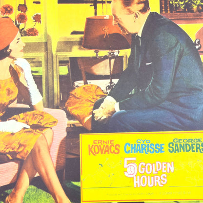 1961 5 Golden Hours Lobby Card Ernie Kovacs Cyd Charisse George Sanders FL3