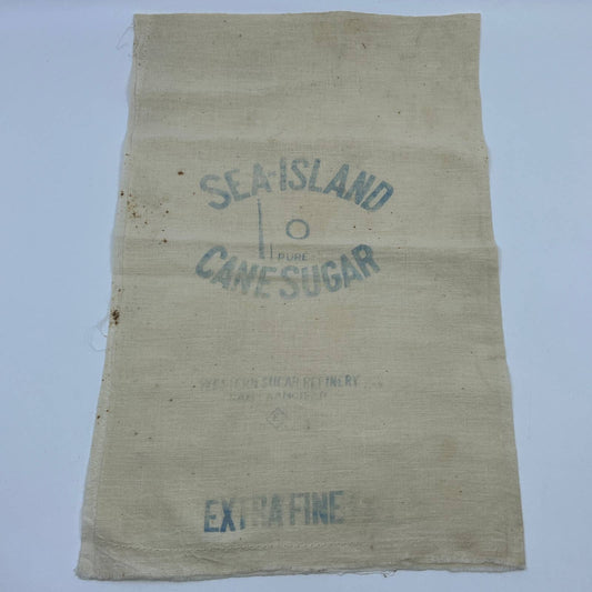 Vintage Sugar Sack - Sea Island Western Sugar Refinery San Francisco 15" TF5