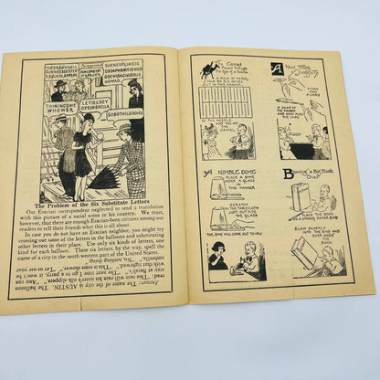 1940s JUST A FUN BOOK Children’s Activity Book EA4