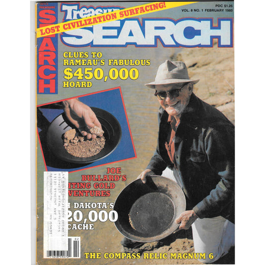 Treasure Search Magazine 1980 February Metal Detecting Gold Diamonds M2