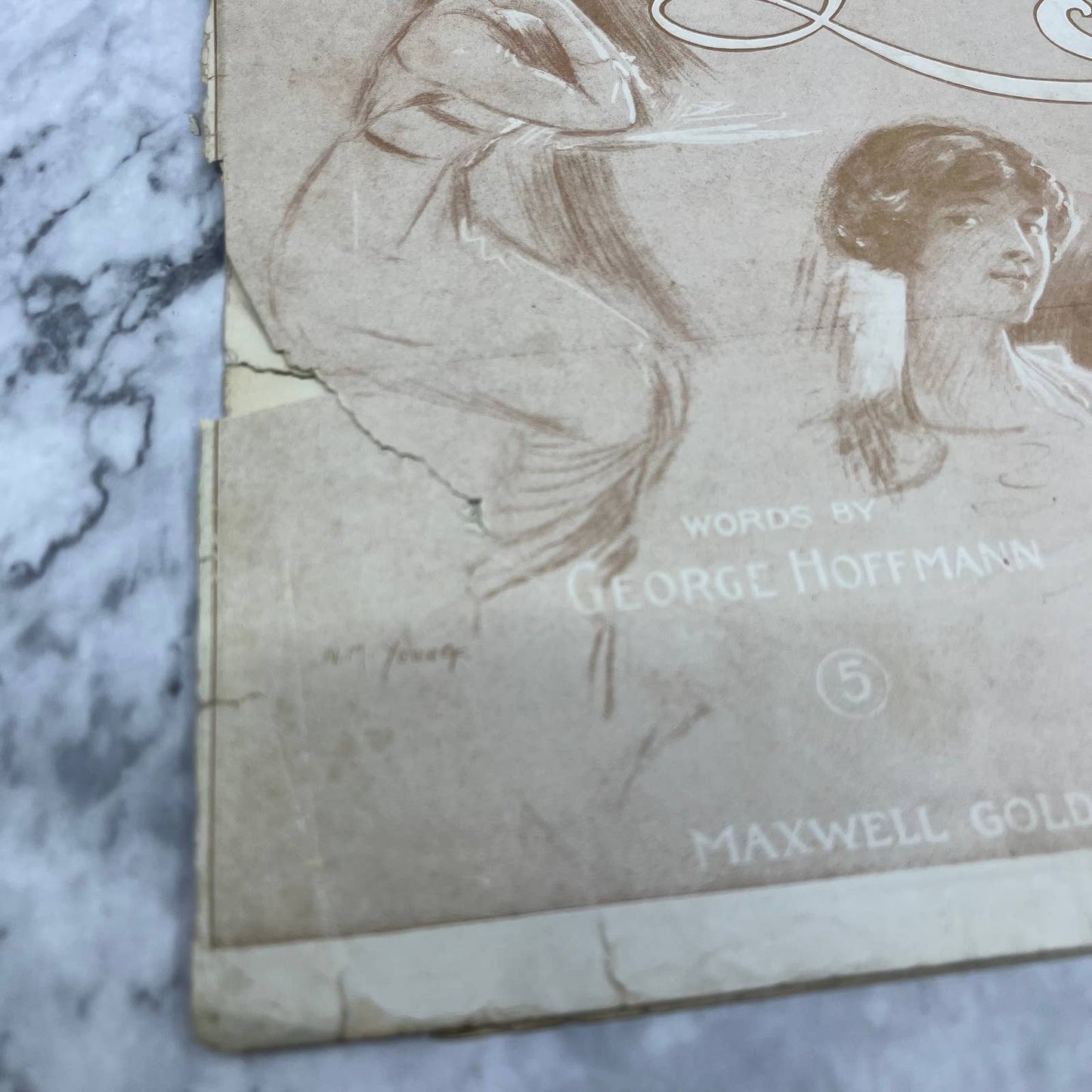 1911 Sheet Music Could You Learn to Love Me Dearie Maxwell Goldman TH5