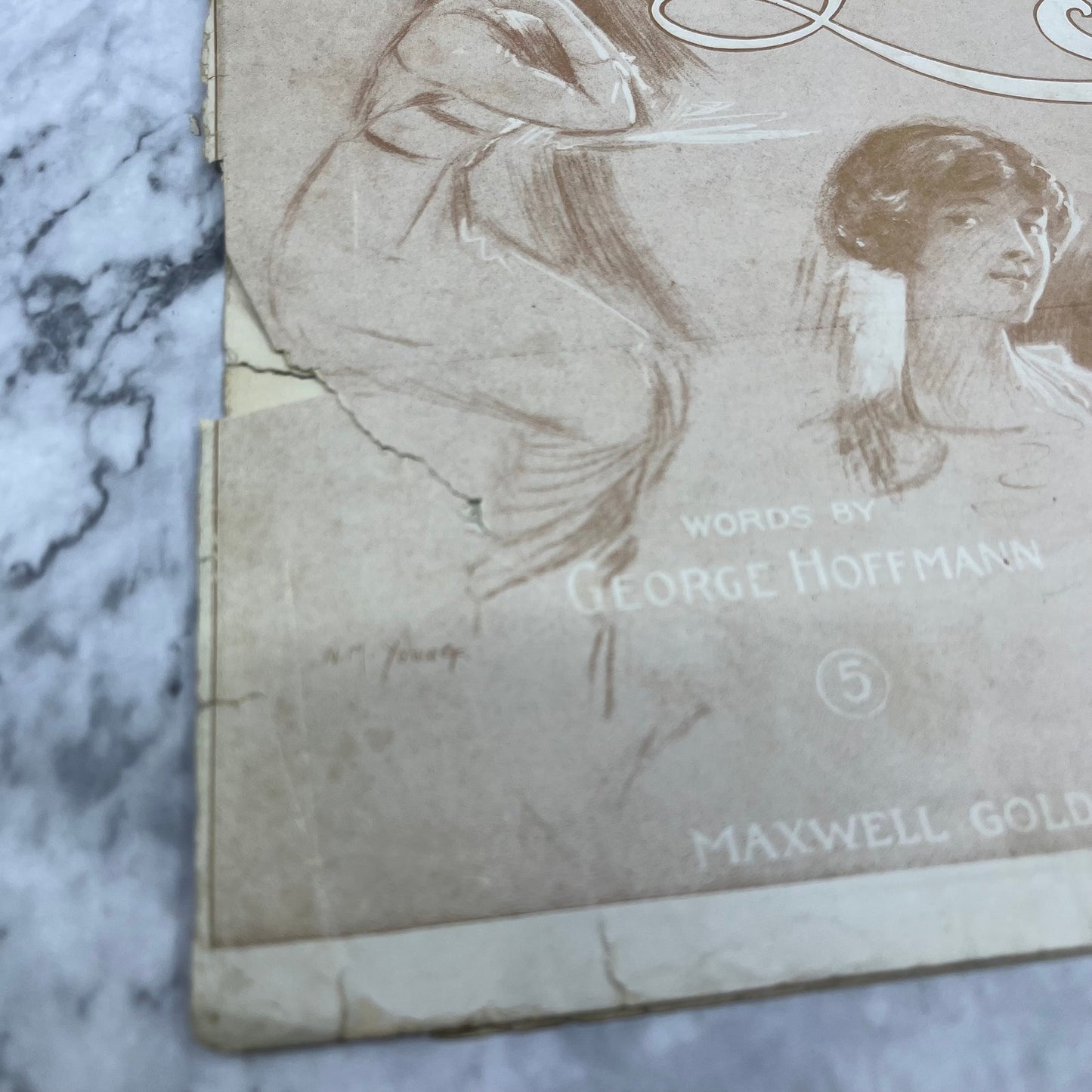 1911 Sheet Music Could You Learn to Love Me Dearie Maxwell Goldman V38