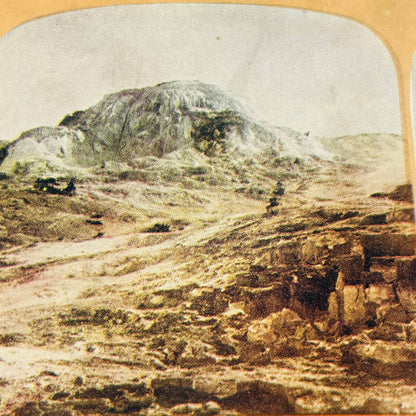 c1900 Lot of 6 Yellowstone Park Stereoview Cards Grand Falls Terraces TA7-2