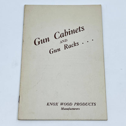 Vintage Gun Cabinets & Racks Catalog Knox Wood Products Knoxville IA TE7