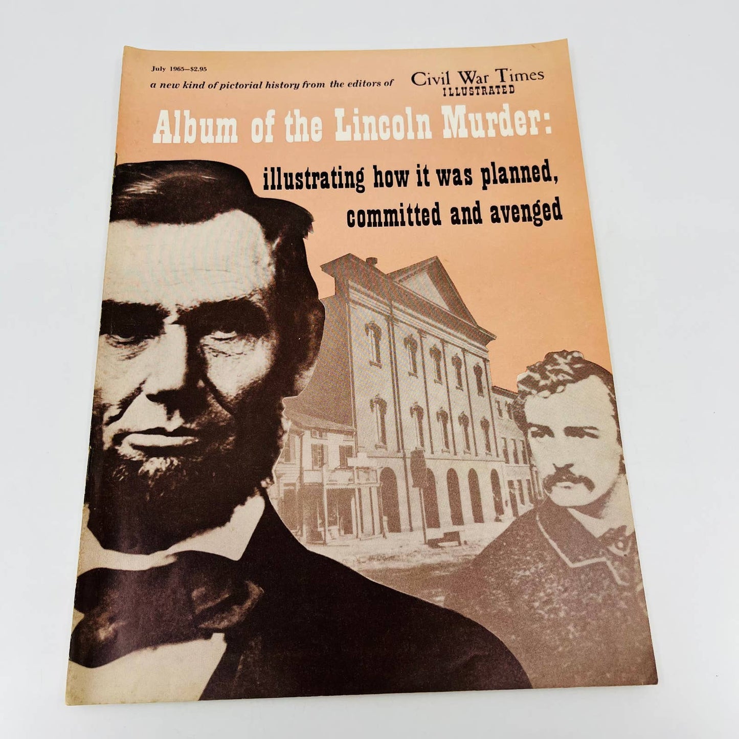 Vintage Civil War Times Illustrated July 1965 Album of the Lincoln Murder