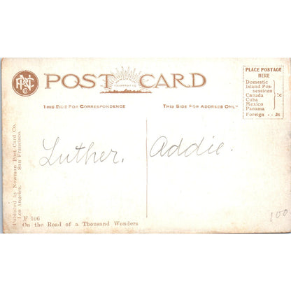 Ocean Park California Beach c1910 Original Postcard P2-10