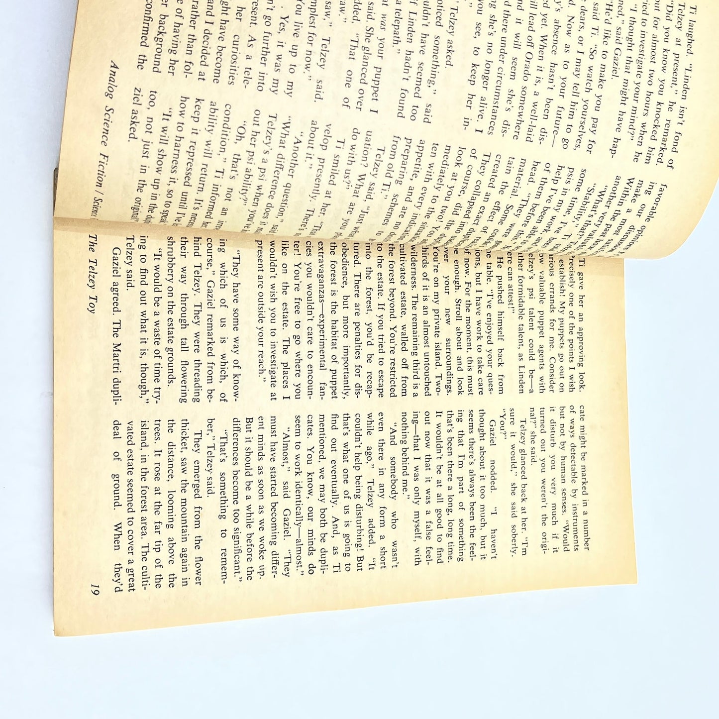 Science Fiction Analog Science Fact January 1971 Pulp Magazine H4-6
